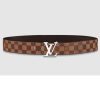 Replica Louis Vuitton Unisex LV Initiales 40 mm Width Reversible Belt Calf Leather 9