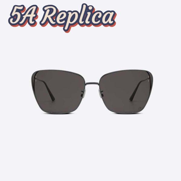 Replica Dior Women MissDior B2U Gray Butterfly Sunglasses 2