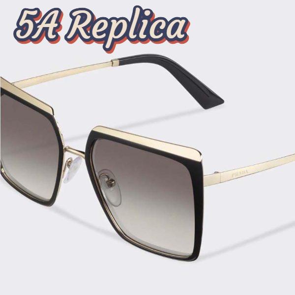 Replica Prada Women Cinéma Sunglasses of the Iconic Prada Cinéma Collection with Sophisticated-Black 5