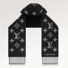 Replica Louis Vuitton LV Unisex Monogram Shawl Scarf in Silk and Wool 7