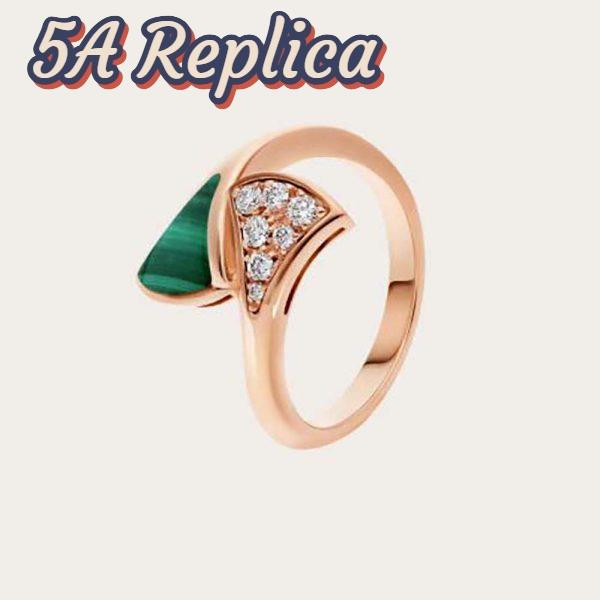 Replica Bvlgari Women Divas Dream 18 KT Rose Gold Ring