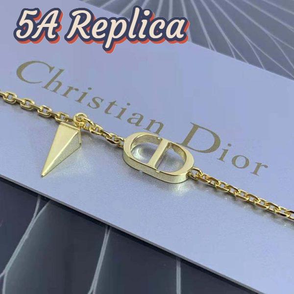 Replica Dior Women Petit CD Bracelet Gold-Finish Metal 5