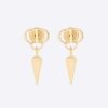 Replica Dior Women Petit CD Earrings Gold-Finish Metal and White Resin Pearls 7