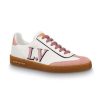 Replica Louis Vuitton LV Women LV Frontrow Sneaker in Calf Leather and Suede Calf Leather-Blue 11