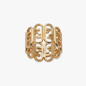 Replica Fendi Women O’Lock Ring Gold-colored Ring