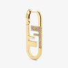Replica Fendi Women O’lock Single Earring with Gold-color Earrings