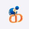 Replica Dior Women Tribales Earring Gold-Finish Metal with Fluorescent Yellow Lacquer 9
