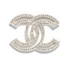 Replica Chanel Women Brooch in Metal & Diamantés-White 13