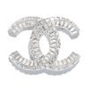 Replica Chanel Women CC Hair Clip Metal Strass Gold Crystal 7