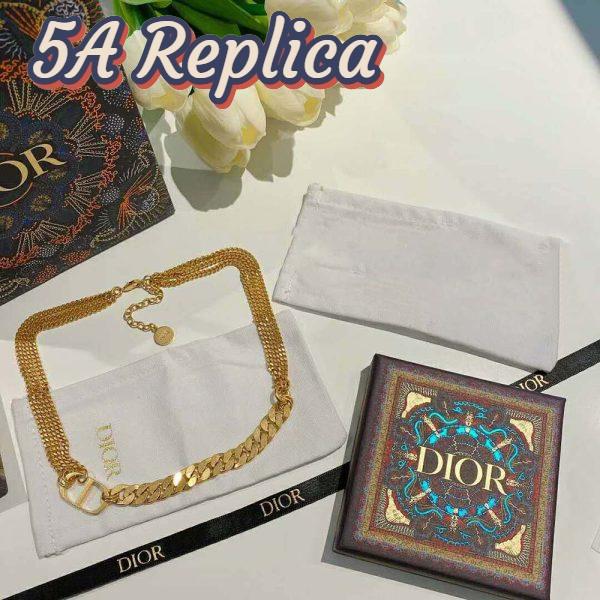 Replica Dior Women 30 Montaigne Necklace Gold-Finish Metal 4