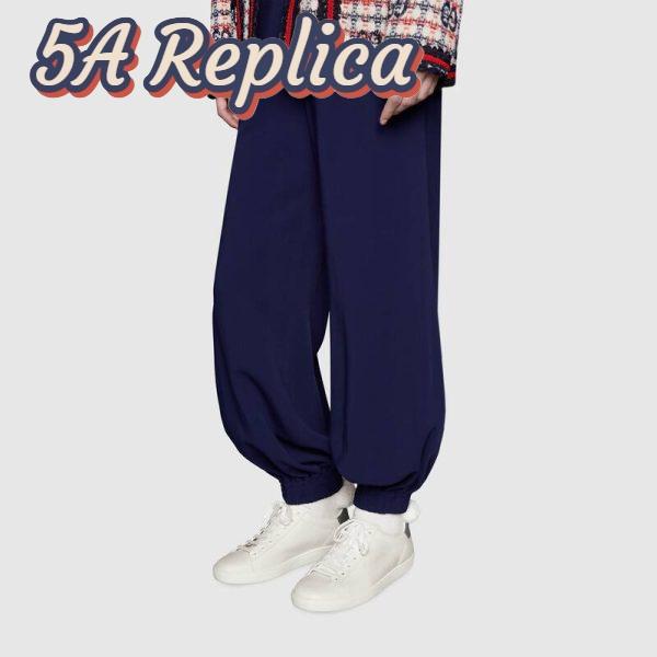 Replica Gucci GG Unisex Ace Sneaker with Interlocking G White Leather 11