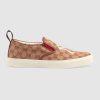 Replica Gucci Men’s Slip-On Sneaker with NY Yankees Patch Orange