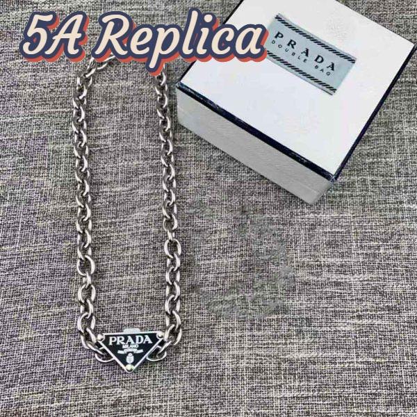 Replica Prada Women Symbole Necklace 925 Sterling Silver 3