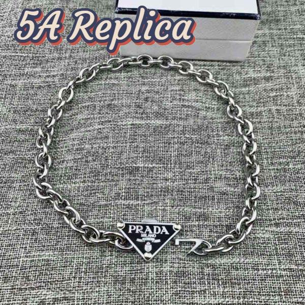 Replica Prada Women Symbole Necklace 925 Sterling Silver 5