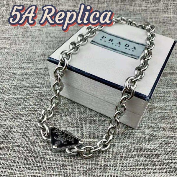 Replica Prada Women Symbole Necklace 925 Sterling Silver 6