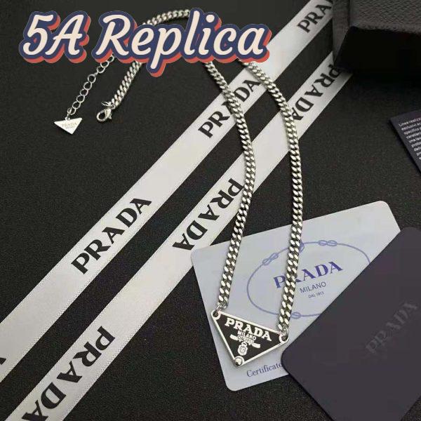 Replica Prada Women Symbole Necklace-Black 6