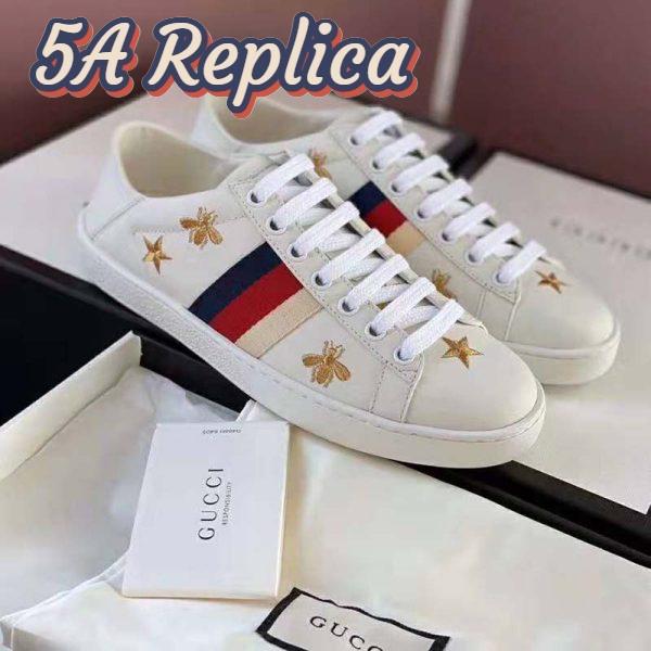Replica Gucci Unisex Ace sneaker with Bees and Stars Sylvie Web 3