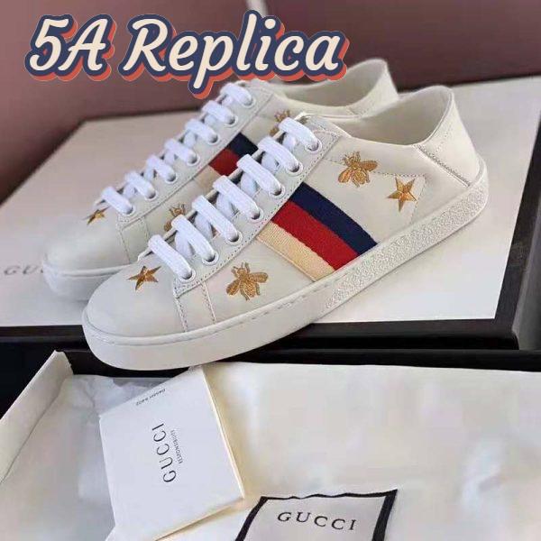 Replica Gucci Unisex Ace sneaker with Bees and Stars Sylvie Web 6