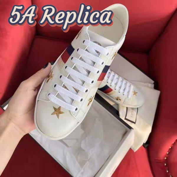 Replica Gucci Unisex Ace sneaker with Bees and Stars Sylvie Web 8