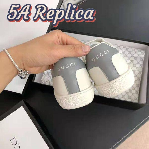 Replica Gucci Unisex Ace Sneaker with Interlocking G-White 9