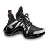 Replica Louis Vuitton Women LV Archlight 2.0 Platform Sneaker Orange Silver 5 Cm Heel 18