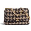 Replica Gucci GG Women Rajah Medium Shoulder Bag in Leather with Tiger Head 7