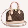 Replica Louis Vuitton Women Papillon BB Carryall Bag Bouton De Rose Pink Embossed Grained Cowhide Leather 12