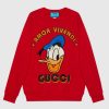 Replica Gucci Men Doraemon x Gucci Cotton Sweatshirt Crewneck Oversized Fit-Black 12