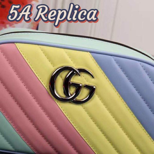 Replica Gucci GG Women GG Marmont Small Shoulder Bag Diagonal Matelassé 9