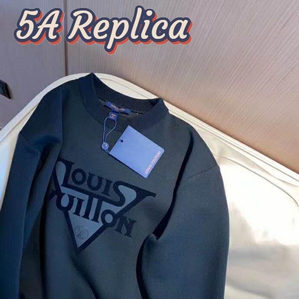 Replica Louis Vuitton LV Women LV Midnight Sweatshirt in Cotton Jersey-Black 10