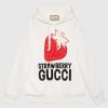 Replica Gucci GG Men Pineapple Jacket Blue Ivory Jumbo GG Jacquard Denim 9