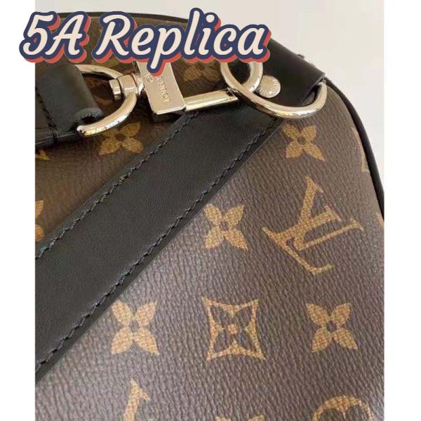 Replica Louis Vuitton LV Unisex Keepall Bandoulière 45 Brown Coated Canvas Cowhide Leather 8