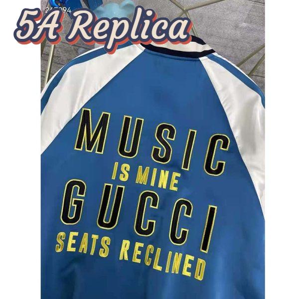 Replica Gucci GG Women Gucci 100 Duchesse Jacket Blue White Duchesse 4