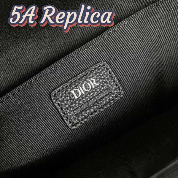 Replica Dior Unisex CD Rider Backpack Black Dior Oblique Jacquard 10