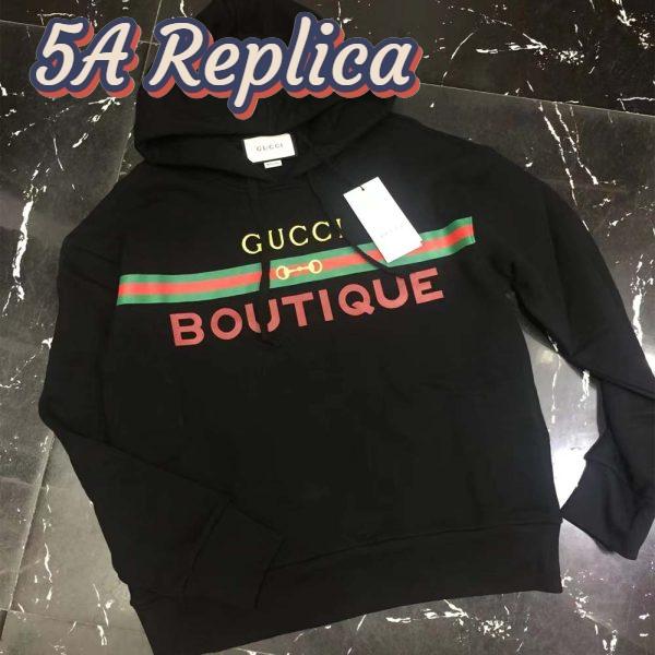 Replica Gucci Men Gucci Boutique Print Sweatshirt – Black 3