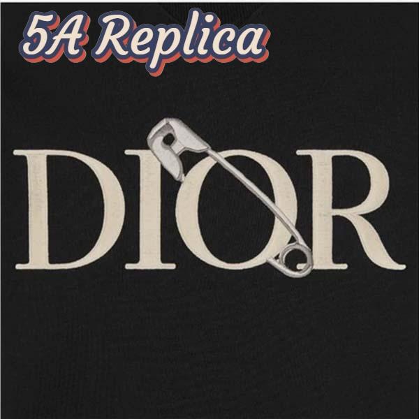 Replica Dior Men Oversized Dior And Judy Blame Sweatshirt Cotton-Black 5