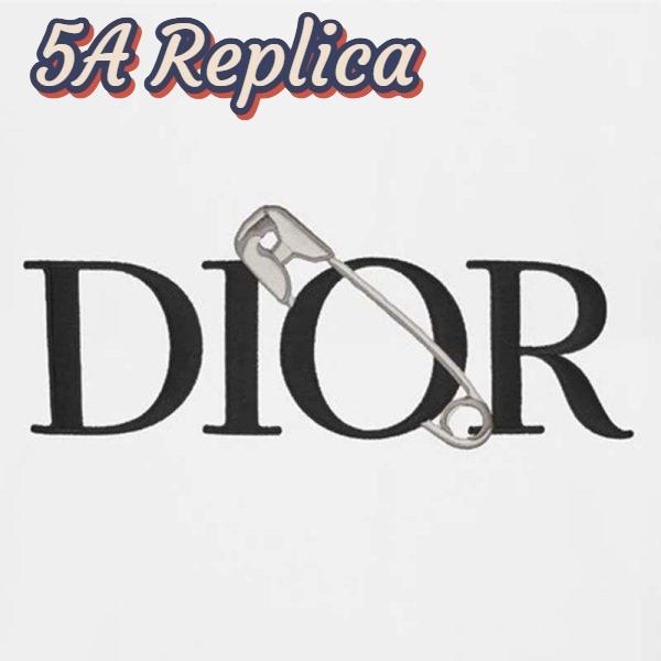Replica Dior Men Oversized Dior And Judy Blame Sweatshirt Cotton-White 3
