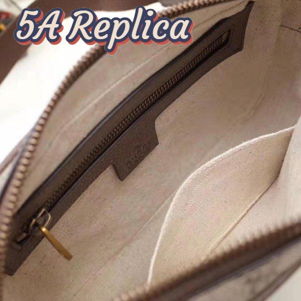 Replica Gucci GG Unisex Ophidia GG Belt Bag in Beige/Ebony Soft GG Supreme Canvas 11