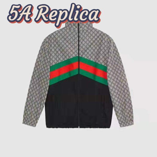 Replica Gucci Men Oversize Technical Jersey Jacket 2