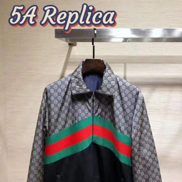 Replica Gucci Men Oversize Technical Jersey Jacket 3