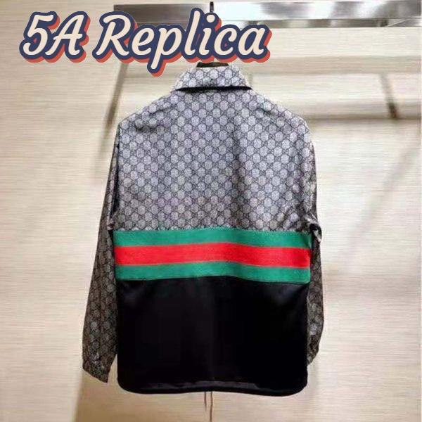 Replica Gucci Men Oversize Technical Jersey Jacket 4