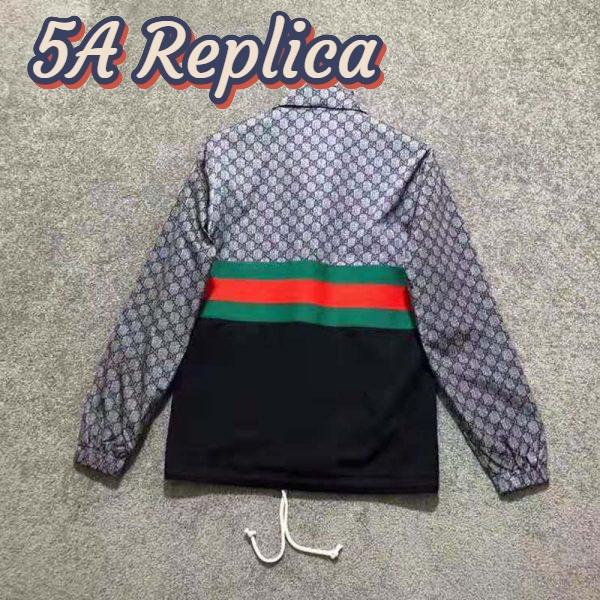 Replica Gucci Men Oversize Technical Jersey Jacket 5