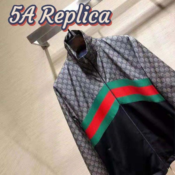 Replica Gucci Men Oversize Technical Jersey Jacket 7