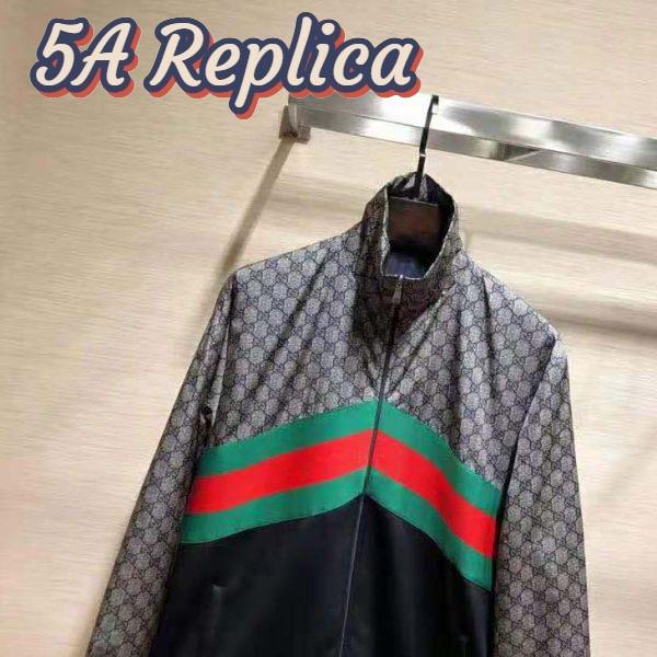 Replica Gucci Men Oversize Technical Jersey Jacket 8