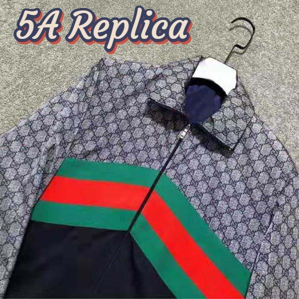 Replica Gucci Men Oversize Technical Jersey Jacket 9