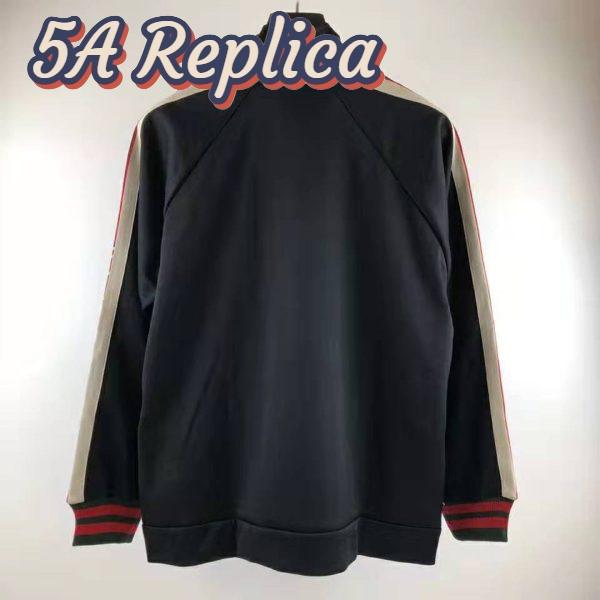 Replica Gucci Men Technical Jersey Jacket-Black 4