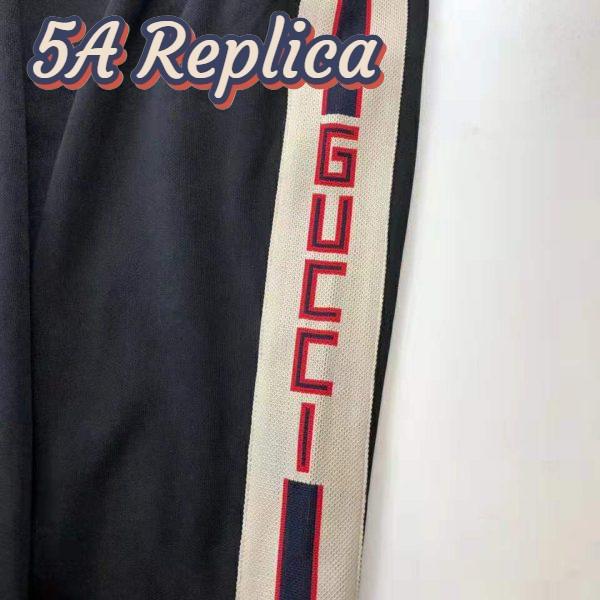 Replica Gucci Men Technical Jersey Jacket-Black 12