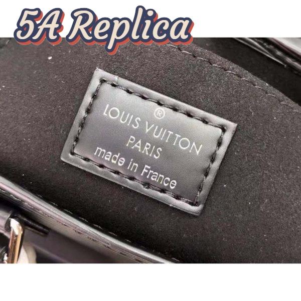 Replica Louis Vuitton Unisex Petit Sac Plat Black Epi Cowhide Leather 12