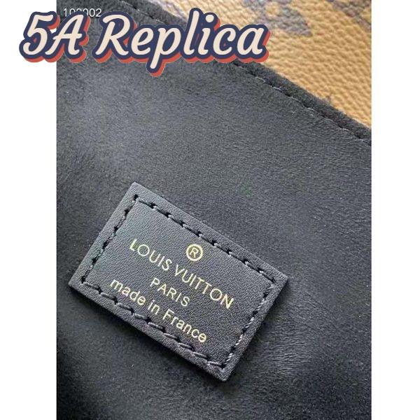 Replica Louis Vuitton Unisex Pochette Métis Bag Monogram Reverse Coated Canvas Natural Cowhide 10