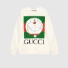 Replica Gucci Women Doraemon x Gucci Cotton Sweatshirt Cotton Jersey Crewneck Oversized Fit